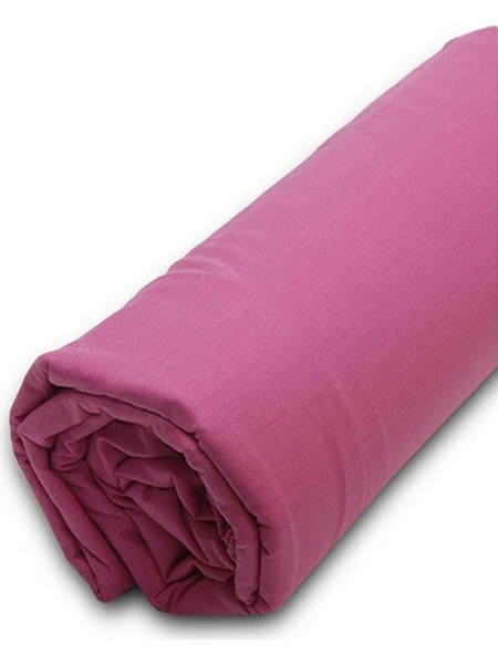Sunshine Home Σεντόνι Μονό Βαμβακερό με Λάστιχο 100x200+20 Menta 09 Fuchsia