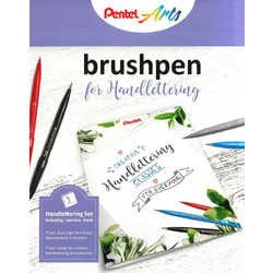 PENTEL ΣΕΤ ΚΑΛΛΙΓΡΑΦΙΑΣ BRUSHPEN FOR HANDLETTERING SES15
