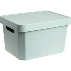 Κουτί αποθήκευσης Cave 36x27.5x21.5cm 17lt πράσινο μέντας