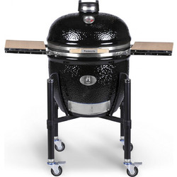 Monolith Lechef Pro Series 2.0 Κεραμική Ψησταριά Κάρβουνου Καπνιστήριο με Καπάκι και Ρόδες Επιφάνειας 55cm