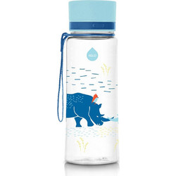 Equa Wild Rhino Παιδικό Μπουκάλι Πλαστικό BPA Free Γαλάζιο 400ml