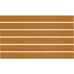 Τάβλα Συνθετικής περίφραξης WPC 2084-11 Teak 20x110x2900mm (τιμή βέργας)