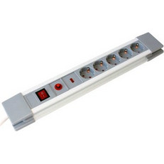 ΠΟΛΥΠΡΙΖΟ ΑΣΦΑΛΕΙΑΣ ΜΕ ΠΡΟΣΤΑΣΙΑ ΑΠΟ ΥΠΕΡΤΑΣΗ & ΥΠΕΡΦΟΡΤΩΣΗ 5 ΘΕΣΕΩΝ ΣΟΥΚΟ ΜΕ ΔΙΑΚΟΠΤΗ & ΚΑΛΩΔΙΟ 3m 3x1,5mm2 ΓΚΡΙ 380-106 COMMEL 3858890441260