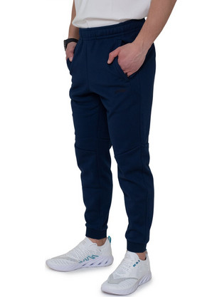 Li-Ning Active Training Ανδρικό Παντελόνι Φόρμας με Λάστιχο Navy Μπλε AKLN867-1