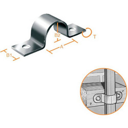 Στήριγμα σωλήνα γαλβανιζέ 13x15mm