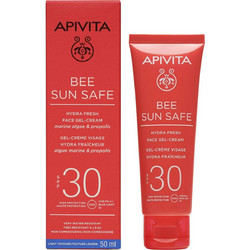 Apivita Bee Sun Safe Hydra Fresh Αντηλιακό Gel Προσώπου SPF30 50ml