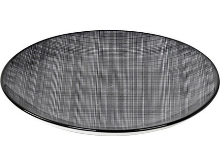 Espiel Πιάτα Φρούτου Κεραμικά Linea Gray 23cm 6τμχ ATA104K6