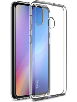 Powertech Back Cover Silicone Transparent (Galaxy A60)