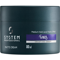 System Professional Matte Cream M63 Κρέμα Φορμαρίσματος Μαλλιών 80ml