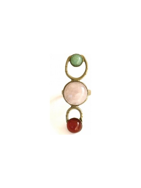 Triple Stone Ring