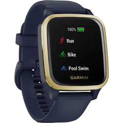Garmin Venu Sq Music Navy / Light Gold