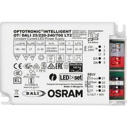 Τροφοδοτικό LED Oti Dali Dimmable Ισχύος 27W με Τάση Εξόδου 12-54V