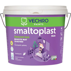 Vechro Smaltoplast Silk Eco Οικολογικό Πλαστικό Χρώμα Εσωτερικού Χώρου Λευκό 3lt