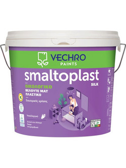 Vechro Smaltoplast Silk Eco Οικολογικό Πλαστικό Χρώμα Εσωτερικού Χώρου Λευκό 3lt