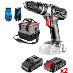 Graphite GHT-SET1 Κρουστικό Δραπανοκατσάβιδο Μπαταρίας 18V 2x2Ah