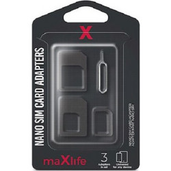 Maxlife 3 IN 1 SIM card adapters