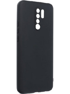 ΘΗΚΗ ΣΙΛΙΚΟΝΗΣ FORCELL SOFT ΓΙΑ XIAOMI REDMI 9 - ΜΑΥΡΟ