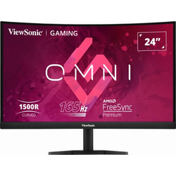 ViewSonic VX2468-PC-MHD VA Curved Gaming Monitor 23.6" 1920x1080 FHD 165Hz 1ms