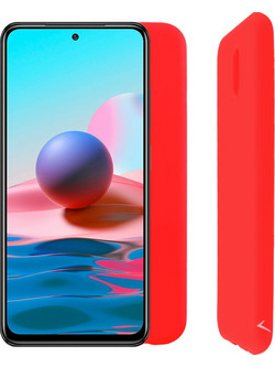 Volte-Tel Silicon TPU Camera Guard Θήκη Xiaomi Redmi Note 10 4G / Note 10S Red
