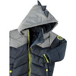 Name It Παιδικό Μπουφάν Χειμωνιάτικο Puffer Γκρι 13192509
