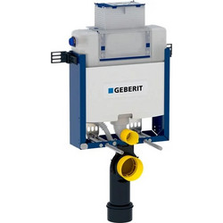 Geberit Omega 110.001.00.1 Εντοιχιζόμενο Καζανάκι 82Υ για Κρεμαστή Λεκάνη Διπλού Τούβλου 12 cm