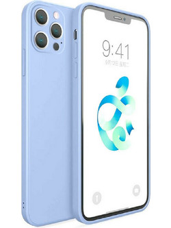 Bodycell Square Liquid Back Cover Light Blue (iPhone 13 Pro)