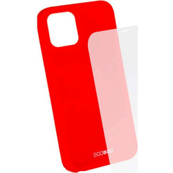 EGOBOO TPU Rubber Back Cover Coral (iPhone 12 / 12 Pro)