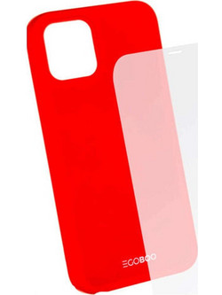 EGOBOO TPU Rubber Back Cover Coral (iPhone 12 / 12 Pro)