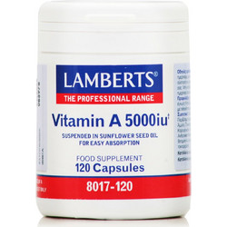Lamberts Vitamin A 5000iu 120 Κάψουλες