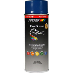 Motip Crafts Spray Σπρέι Βαφής RAL5002 Ultramarine Blue Gloss 400ml