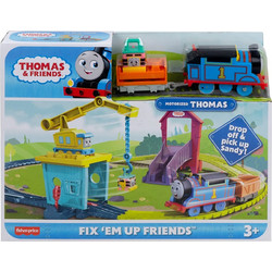 Fisher-Price Thomas & Friends Πίστα & Σταθμός Επισκευών με την Κάρλι & την Σάντι HDY58