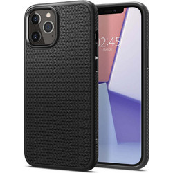 Spigen Liquid Air Back Cover Black (iPhone 12 Pro Max)