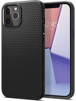 Spigen Liquid Air Back Cover Black (iPhone 12 Pro Max)