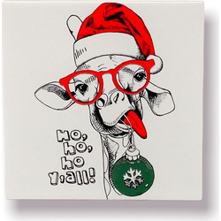 Σουβέρ christmas hipster zoo Lama