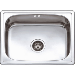 Geman 33150071 Ένθετος Νεροχύτης Inox 60x50cm