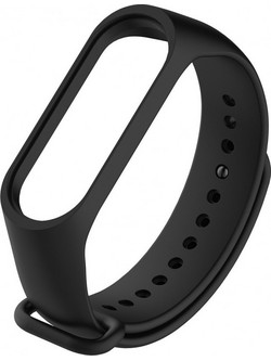 Λουράκι Σιλικόνης Black (Xiaomi Mi Band 3 / 4)