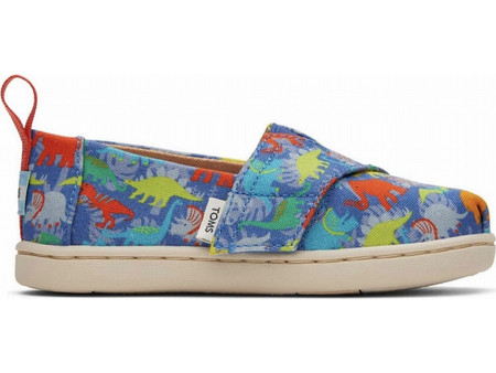 Toms Infant Tiny Alpargata Dinos Printed Espadrilles (10017785)