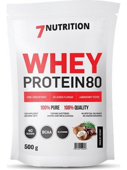 7Nutrition Whey 80 Chocolate Coconut Πρωτεΐνη Ορού Γάλακτος Γράμμωσης 500gr