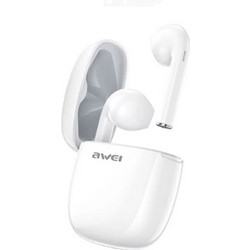 Awei T28P Ακουστικά Bluetooth Earbud Ανθεκτικά στο Νερό White