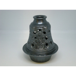 Καντήλι μεταλλικό καμπάνα 1 τεμ. Γκρι