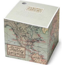 Κύβος με Χαρτάκια Σημειώσεων Happy Memo Block Notes - Map 9x9x8.2cm Legami 700Φ