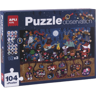 Παιδικό Puzzle APLI Τα Ζωάκια Στη Φύση 104 Κομμάτια