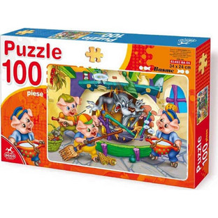 Παιδικό Puzzle Deico Τα Τρία Γουρουνάκια 100 Κομμάτια 61492BA01