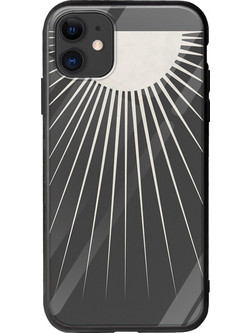 Minimal Moon iPhone 11 Groove TPU (Tempered Glass και TPU)