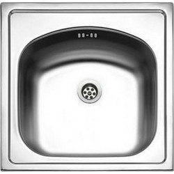 Pyramis Inset Ένθετος Νεροχύτης Inox Σατινέ 44x44cm 101042401