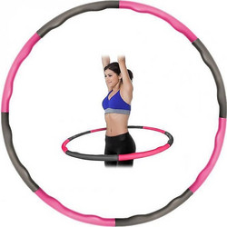 Hula Hoop Στεφάνι Ενόργανης Γυμναστικής Σπαστό 6 Τεμαχίων 100cm - FITNESS WORK S.A