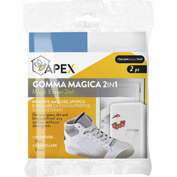 Magic Eraser 2 σε 1 Σφουγγάρι για Πλύσιμο και Σβήσιμο Λεκέδων Apex 16005 - 2 Τεμάχια