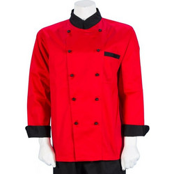 Ζακέτα chef μακρυμάνικη από καπαρντίνα με τσεπάκι στο μανίκι και στο στήθος MARK708