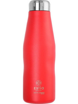 Estia Travel Flask Save The Aegean Scarlet Red 500ml