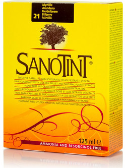 Sanotint Classic 21 Μύρτιλο Φυτική Ημιμόνιμη Βαφή Μαλλιών Χωρίς Αμμωνία 125ml